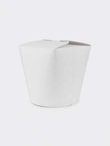 Коробка под лапшу WOK белая 500 мл 1/50/500